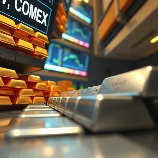 COMEX黄金库存增加白银减少，贵金属市场库存变动分析(图1)