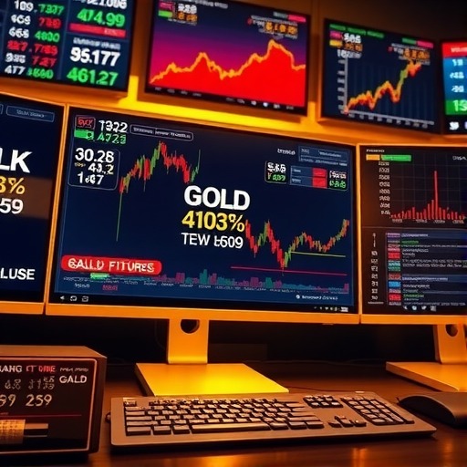 黄金期货高位企稳，市场聚焦美联储政策动向与通胀数据(图1)