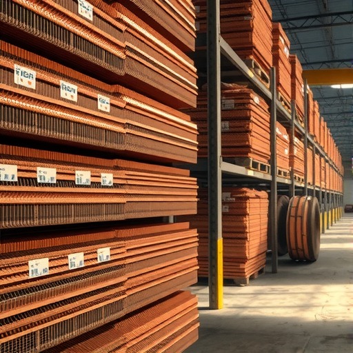 COMEX铜库存下降，市场供应趋紧(图1)