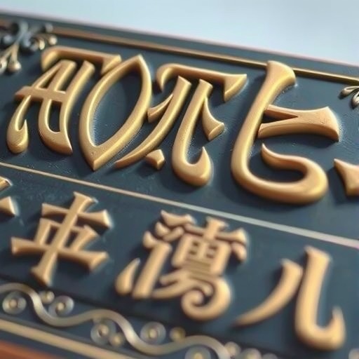 电铸标牌：文化价值艺术(图1)