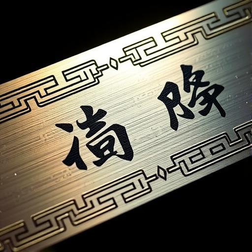 镍电铸标牌制作工艺全解密：从设计到成品的精密制造流程(图1)