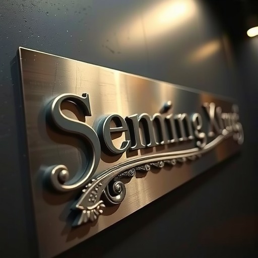 电铸标牌制作工艺详解与应用前景分析(图1)