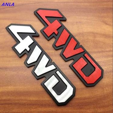 供应 4X4车贴 4WD JEEP sports 3D立体车贴 金属贴个性四驱车贴