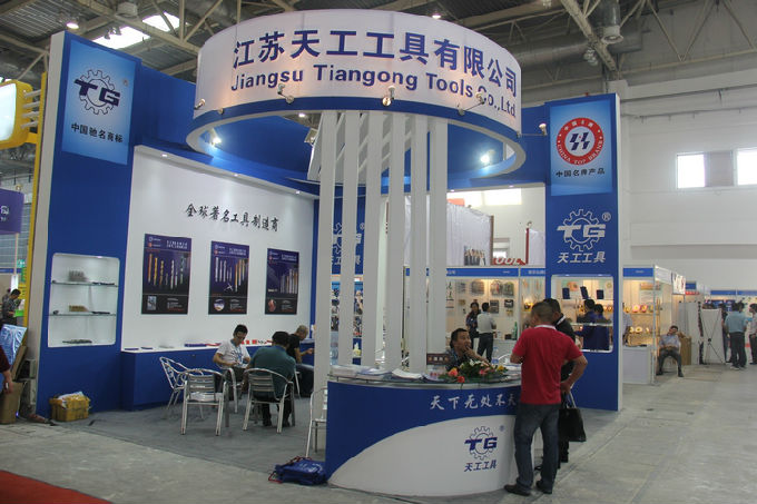 专业工具展台设计展示江苏天工品牌实力(图1)