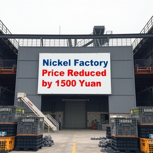 金川镍出厂价下调1500元，市场影响分析(图1)