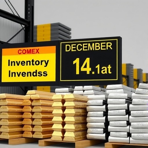 芝加哥商业交易所贵金属库存变动分析(图1)