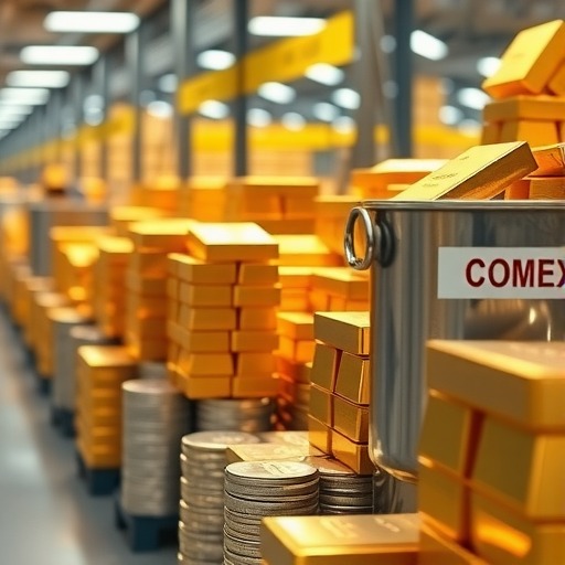 CME金银库存变化：黄金下降白银上升(图1)