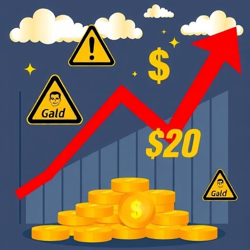 黄金价格大跌20美元，经济软着陆前景引市场警惕(图1)