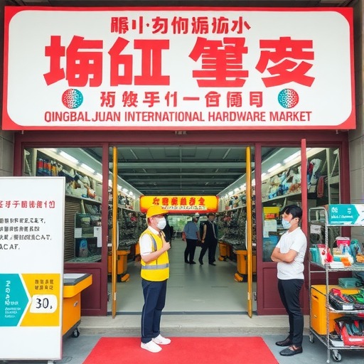 五金机电市场复工开市，安全防控保障运行(图7)