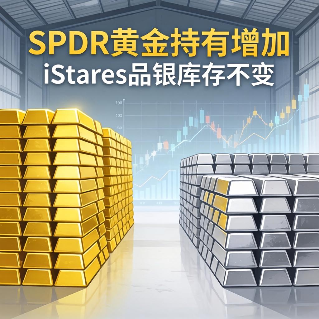 SPDR黄金库存较上日增加，ishares白银较上日持平(图1)