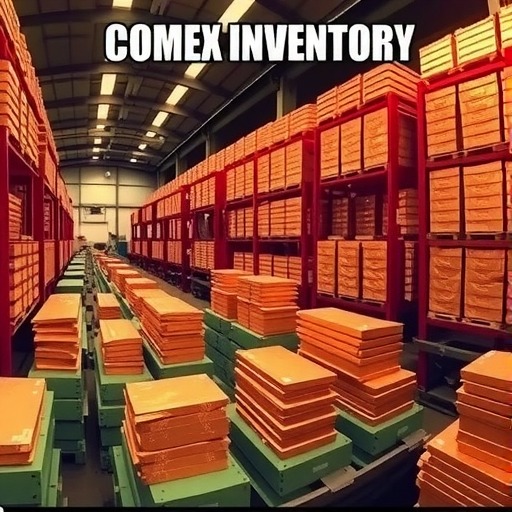 COMEX铜库存小幅下降，市场关注后续走势(图1)