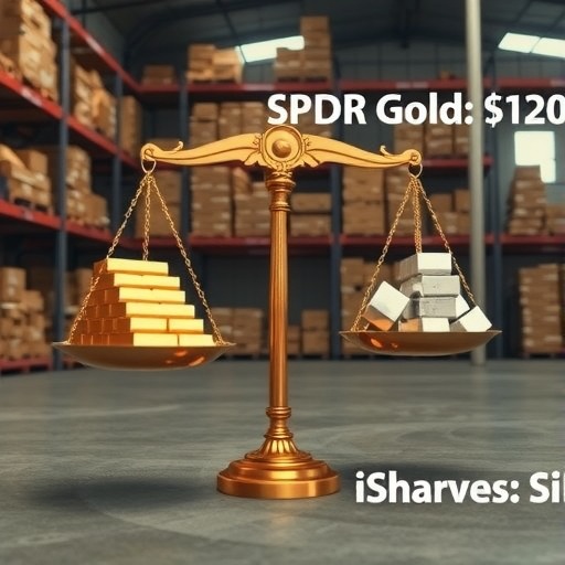 SPDR黄金库存较上日减少，ishares白银较上日增加(图1)