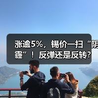 涨逾5%,锡价一扫“阴霾”!反弹还是反转?(图1) 涨逾5%,锡价一扫“阴霾”!反弹还是反转?(图1)