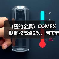 (纽约金属)COMEX期铜收高逾2%,因美元疲软带来支持(图2) (纽约金属)COMEX期铜收高逾2%,因美元疲软带来支持(图2)