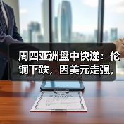 周四亚洲盘中快递：伦铜下跌，因美元走强，经济担忧（图1）