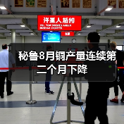 秘鲁8月铜产量连续第二个月下降(图2) 秘鲁8月铜产量连续第二个月下降(图2)