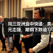 周三亚洲盘中快递:美元走强,期铜下跌逾1%(图1) 周三亚洲盘中快递:美元走强,期铜下跌逾1%(图1)