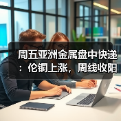 周五亚洲金属盘中快递:伦铜上涨,周线收阳(图1) 周五亚洲金属盘中快递:伦铜上涨,周线收阳(图1)