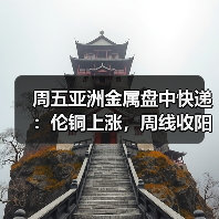 周五亚洲金属盘中快递:伦铜上涨,周线收阳(图4) 周五亚洲金属盘中快递:伦铜上涨,周线收阳(图4)
