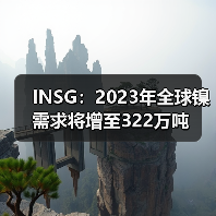 INSG:2023年全球镍需求将增至322万吨(图1) INSG:2023年全球镍需求将增至322万吨(图1)