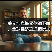 美元加息拖累伦铜下跌，全球经济衰退担忧加剧（图1）