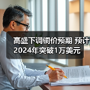 高盛下调铜价预期 预计2024年突破1万美元(图1) 高盛下调铜价预期 预计2024年突破1万美元(图1)
