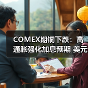COMEX期铜下跌:高通胀强化加息预期 美元走强压制铜价(图4) COMEX期铜下跌:高通胀强化加息预期 美元走强压制铜价(图4)