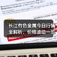 长江有色金属今日行情全解析,价格波动一览(图1) 长江有色金属今日行情全解析,价格波动一览(图1)