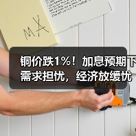 铜价跌1%！加息预期下需求担忧，经济放缓忧（图4）
