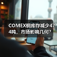 COMEX铜库存减少474吨，市场影响几何？（图1）