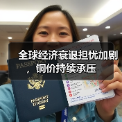 全球经济衰退担忧加剧，铜价持续承压（图1）