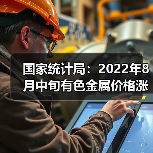 国家统计局:2022年8月中旬有色金属价格涨跌不一(图4) 国家统计局:2022年8月中旬有色金属价格涨跌不一(图4)