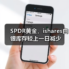 SPDR黄金，ishares白银库存较上一日减少（图4）