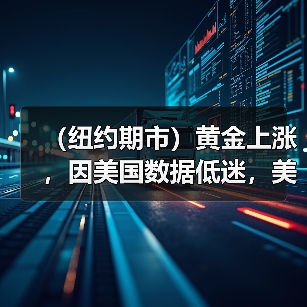 (纽约期市)黄金上涨,因美国数据低迷,美元回落(图4) (纽约期市)黄金上涨,因美国数据低迷,美元回落(图4)