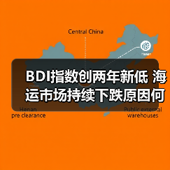 BDI指数创两年新低 海运市场持续下跌原因何在(图1) BDI指数创两年新低 海运市场持续下跌原因何在(图1)