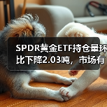 SPDR黄金ETF持仓量环比下降2.03吨，市场有何反应？（图1）