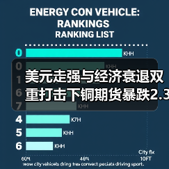 美元走强与经济衰退双重打击下铜期货暴跌2.3%(图1) 美元走强与经济衰退双重打击下铜期货暴跌2.3%(图1)