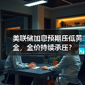 美联储加息预期压低黄金,金价持续承压?(图1) 美联储加息预期压低黄金,金价持续承压?(图1)