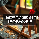 长江有色金属现货8月31日价格涨跌分析(图1) 长江有色金属现货8月31日价格涨跌分析(图1)