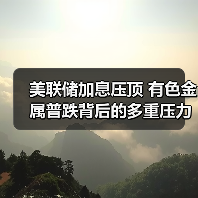美联储加息压顶 有色金属普跌背后的多重压力解析（图1）