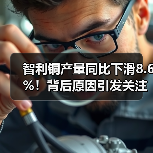智利铜产量同比下滑8.6%！背后原因引发关注（图3）