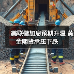 美联储加息预期升温 黄金期货承压下跌（图3）